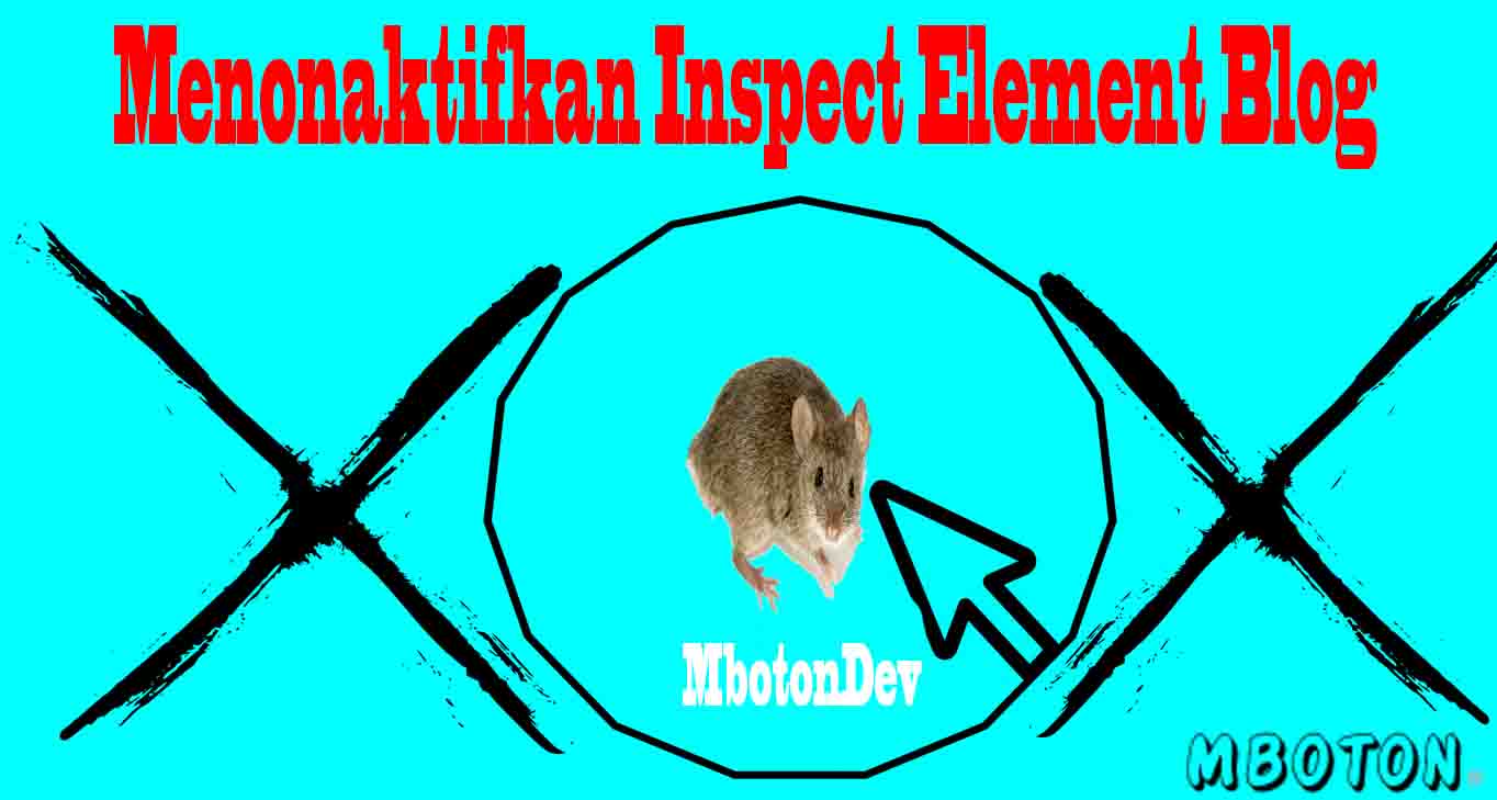 Menonaktifkan Inspect Element Blog