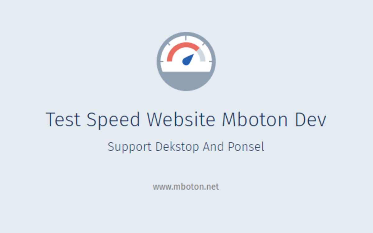 5 Test Speed website Free