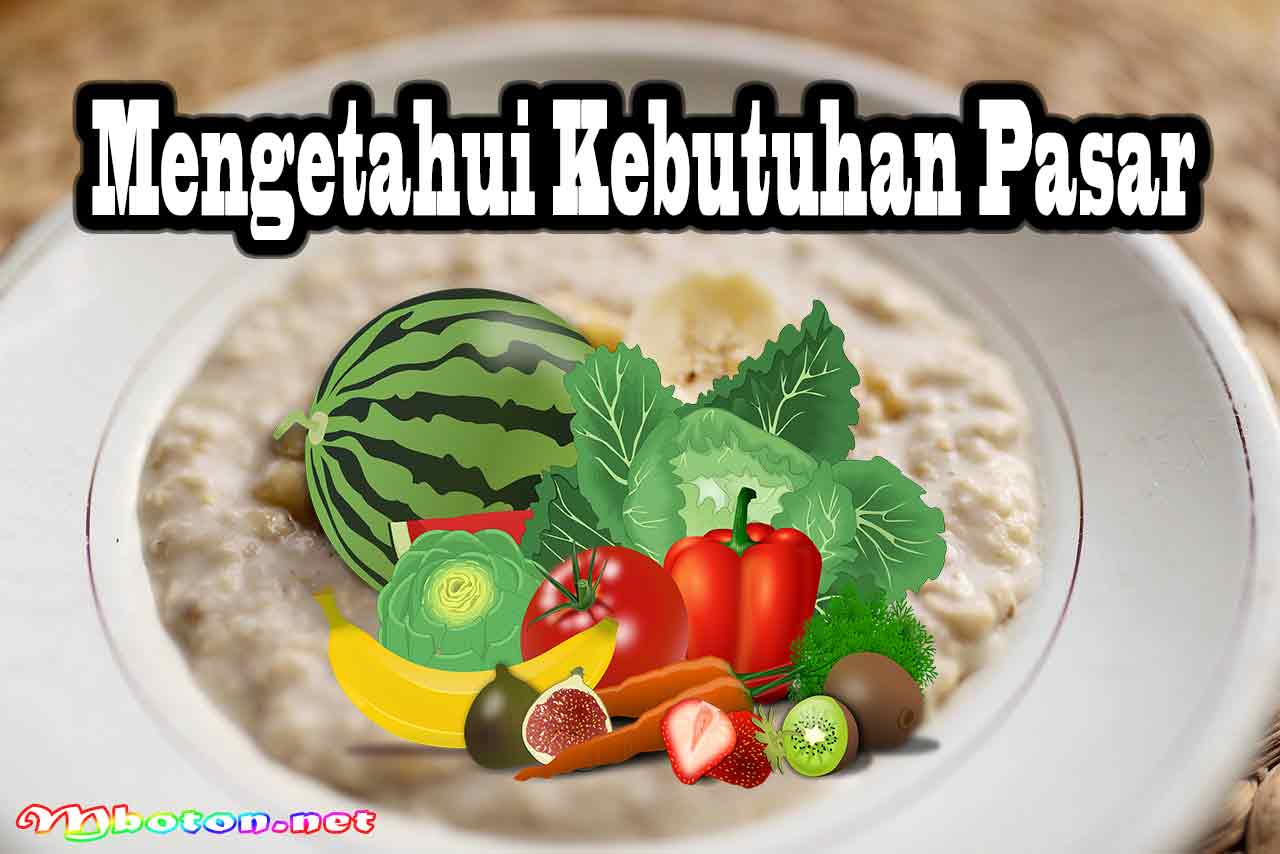 Mengetahui Kebutuhan Pasar