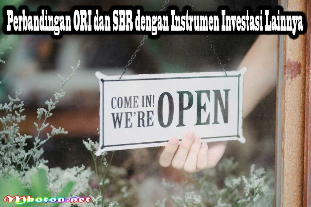 Perbandingan ORI dan SBR dengan Instrumen Investasi Lainnya