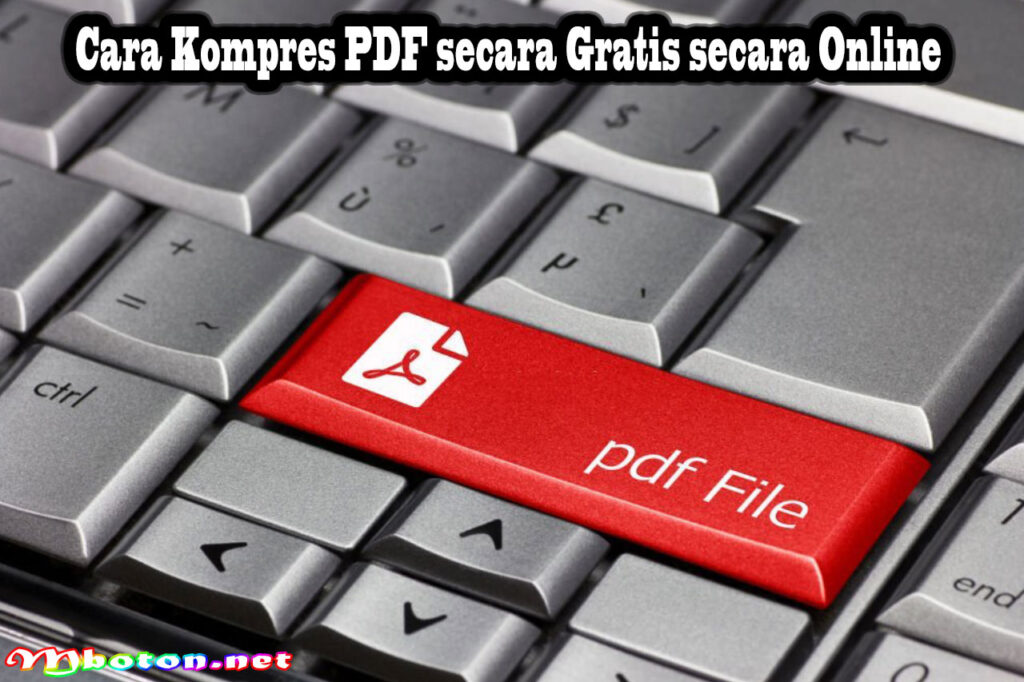 Cara Kompres PDF secara Gratis secara Online