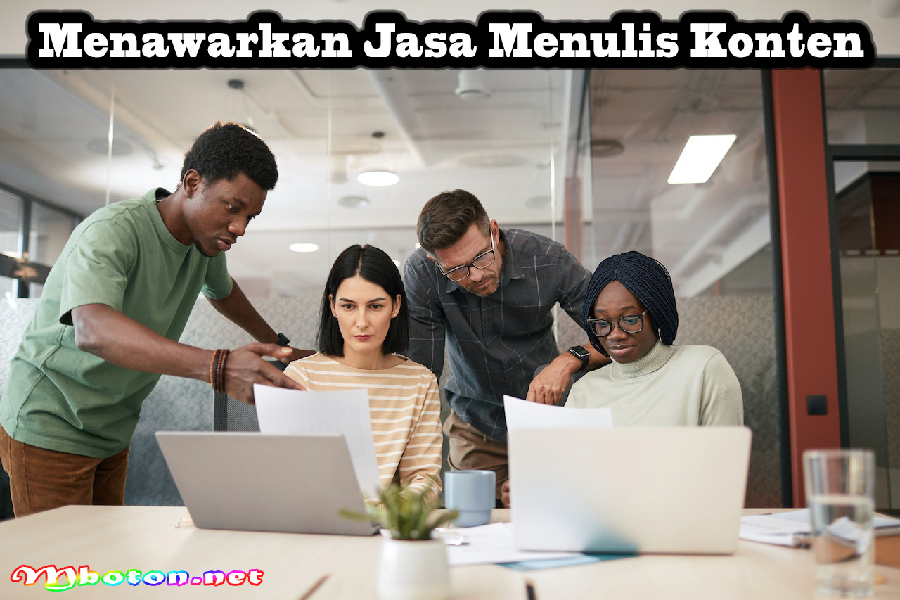 Menawarkan Jasa Menulis Konten