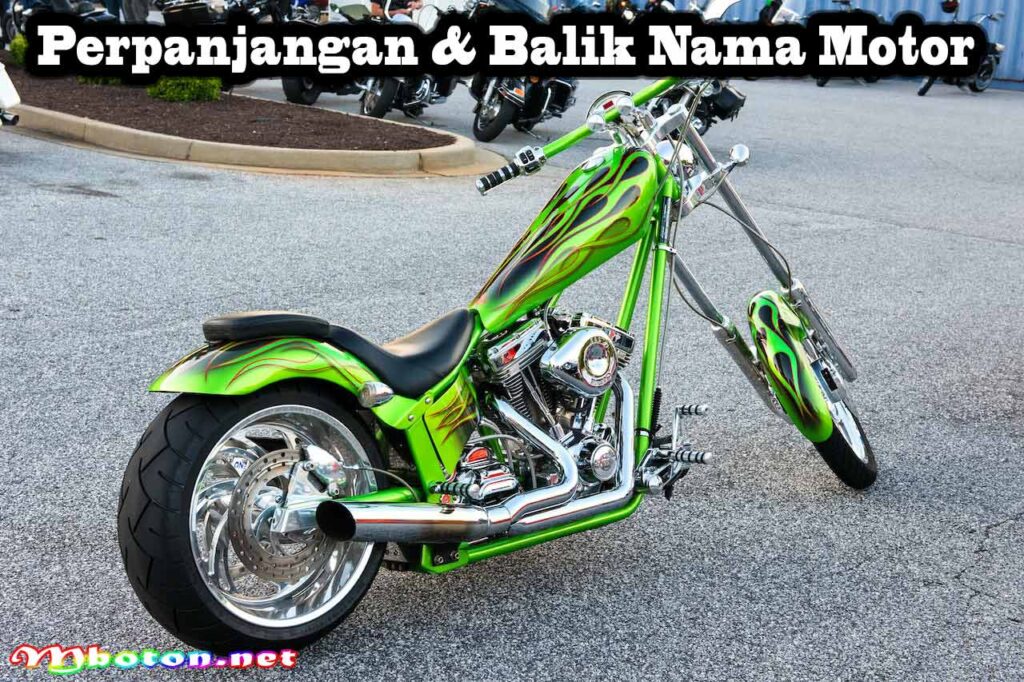 Perpanjangan & Balik Nama Motor