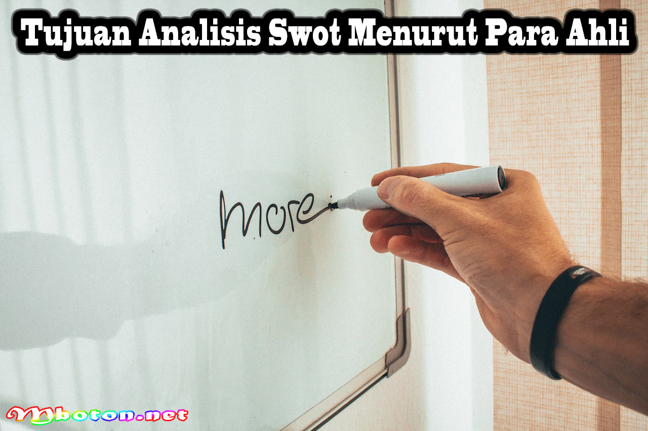 Tujuan Analisis Swot Menurut Para Ahli