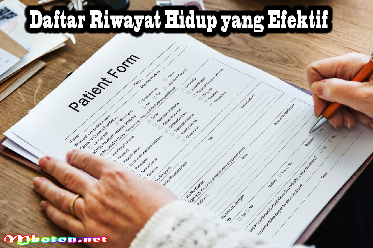 Daftar Riwayat Hidup yang Efektif
