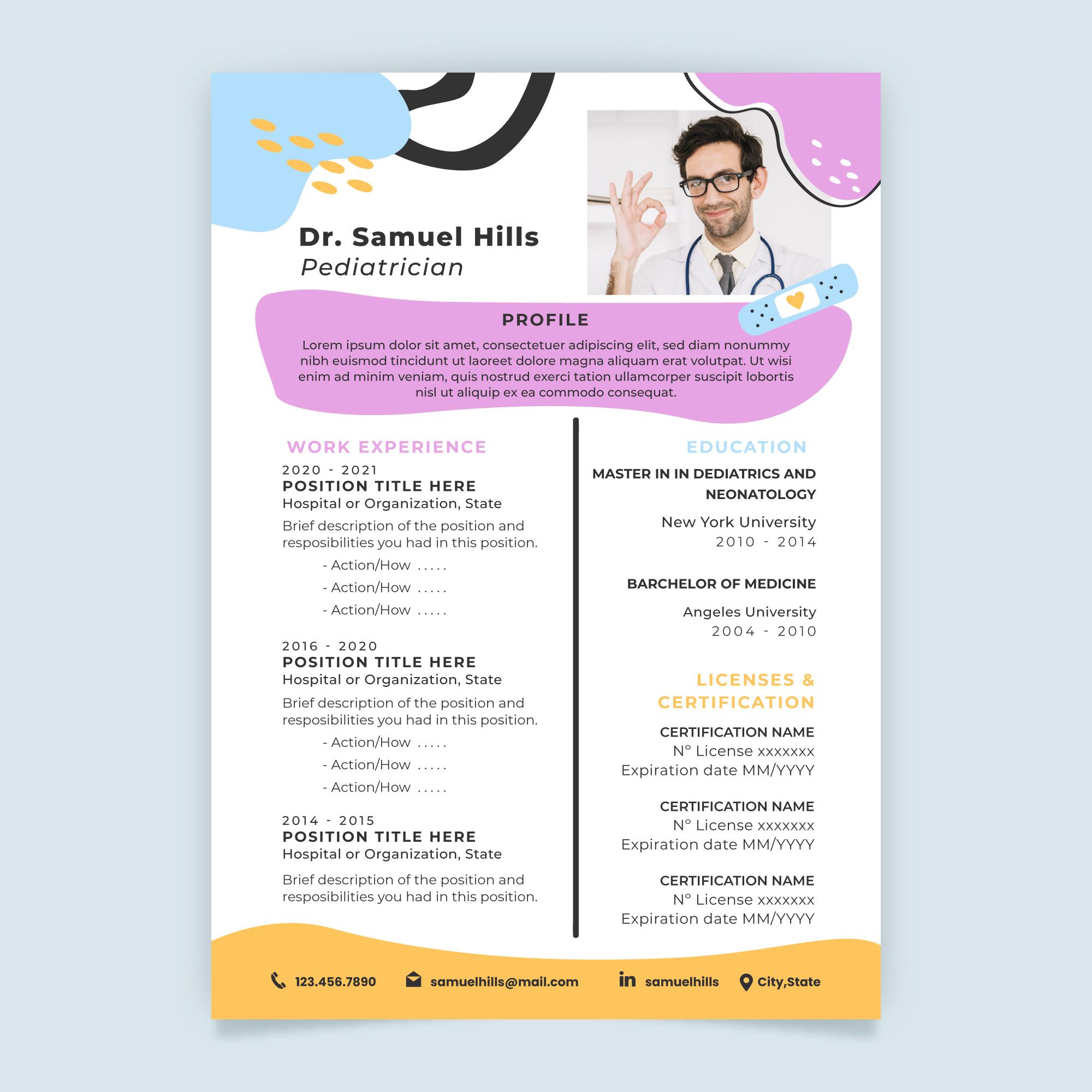File Template Curriculum Vitae Psikologi