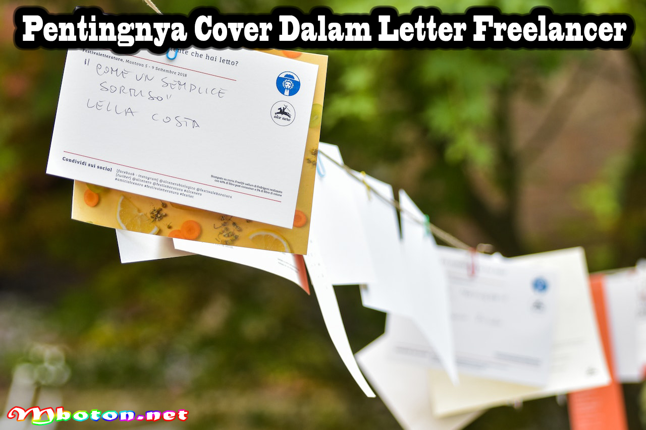 Pentingnya Cover Dalam Letter Freelancer