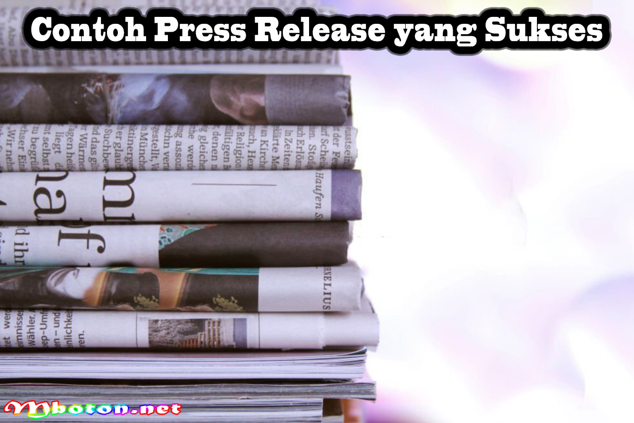 Contoh Press Release yang Sukses