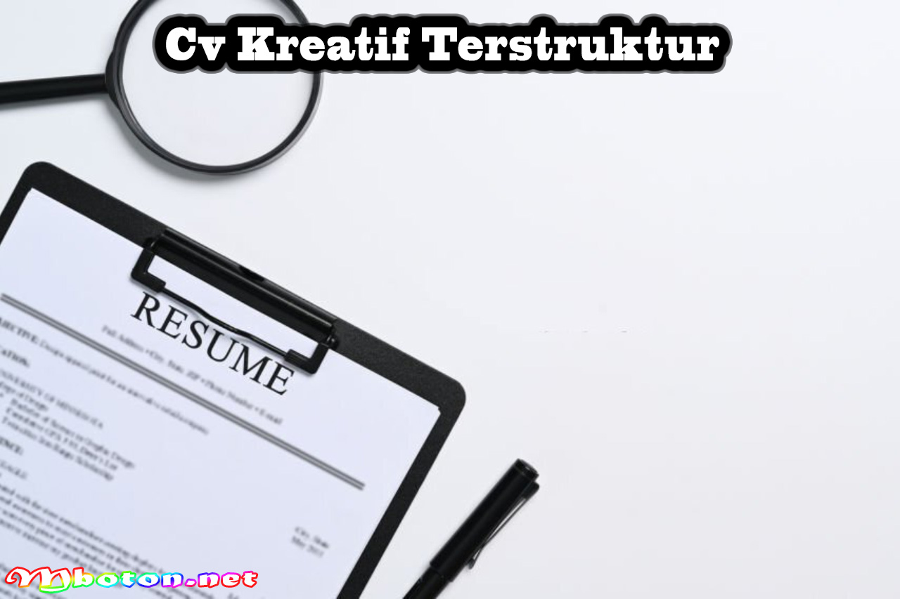 Cv Kreatif Terstruktur