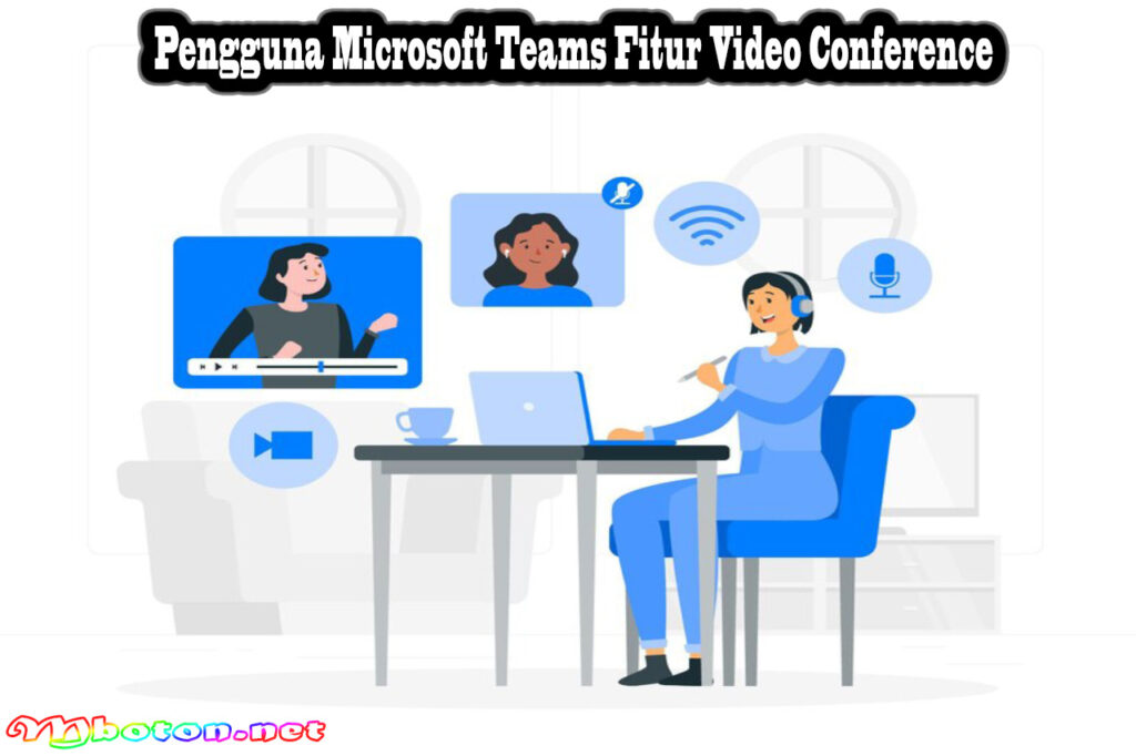 Pengguna Microsoft Teams Fitur Video Conference