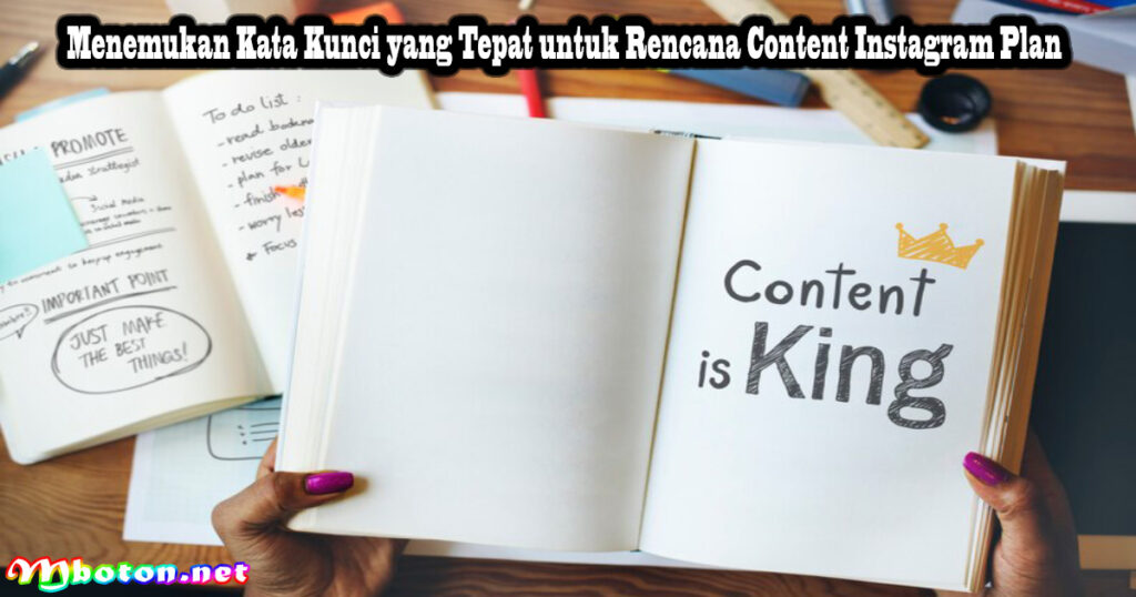 Menemukan Kata Kunci yang Tepat untuk Rencana Content Instagram Plan