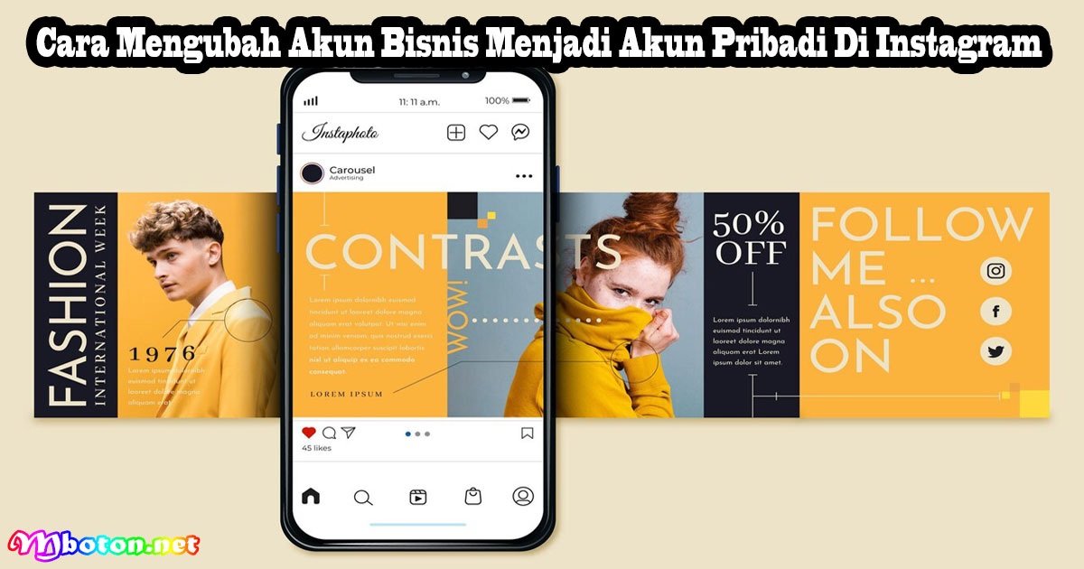 Cara Mengubah Akun Bisnis Menjadi Akun Pribadi Di Instagram