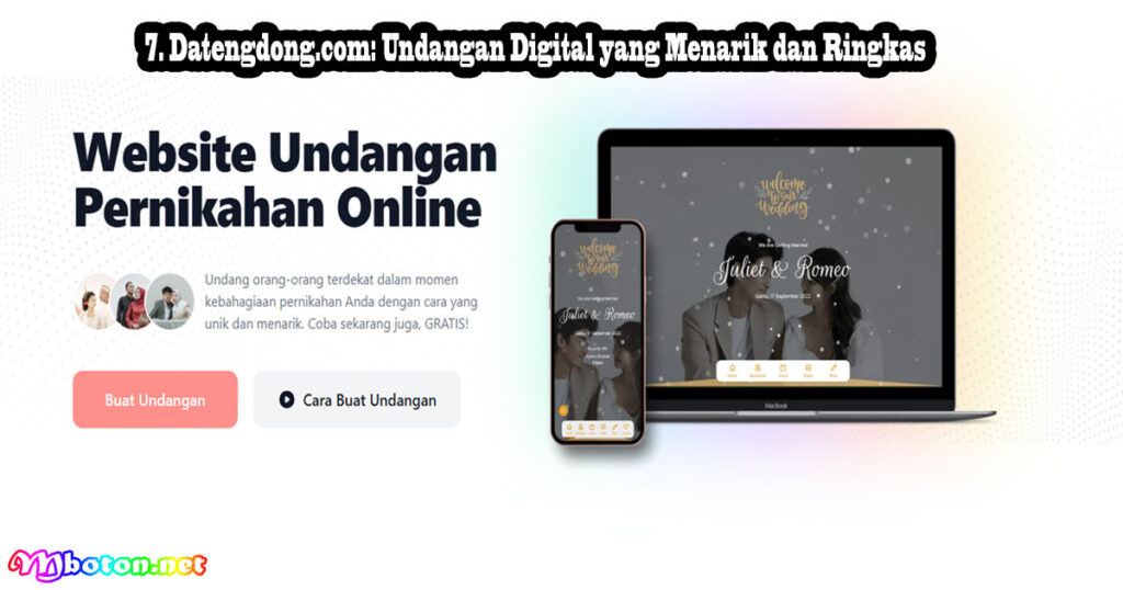 Datengdong.com Undangan Digital yang Menarik dan Ringkas