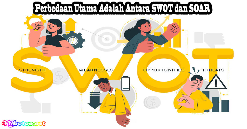 Perbedaan Utama Adalah Antara SWOT dan SOAR