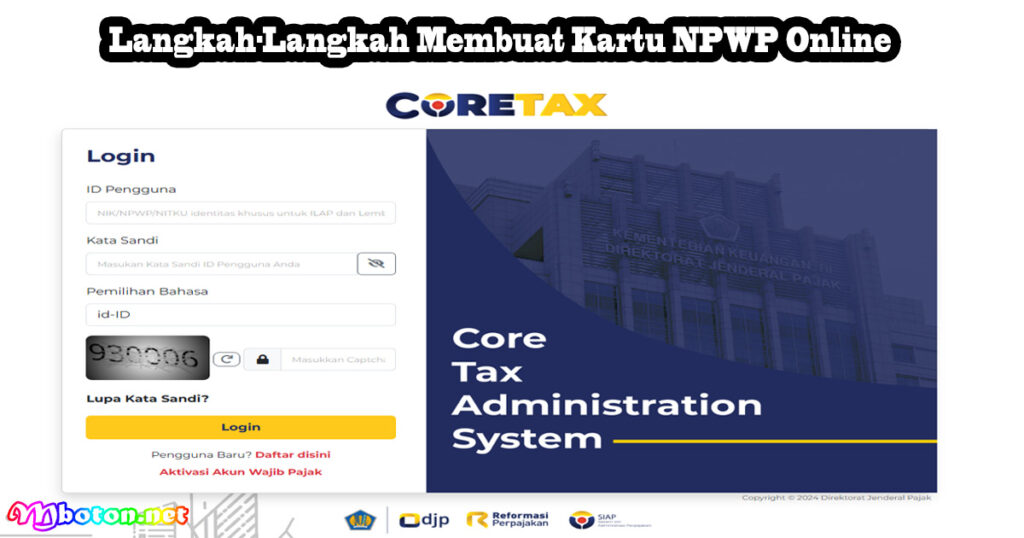 Cara Membuat Kartu NPWP Online Pajak Ini Solusinya 2 Langkah-Langkah Membuat Kartu NPWP Online
