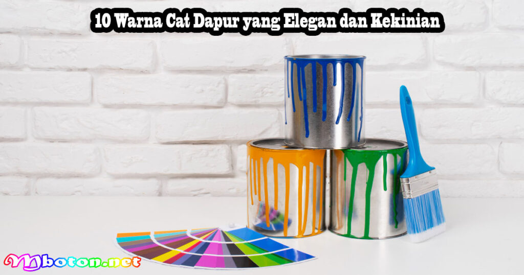 10 Warna Cat Dapur yang Elegan Kekinian dan Estetik 2 10 Warna Cat Dapur yang Elegan dan Kekinian