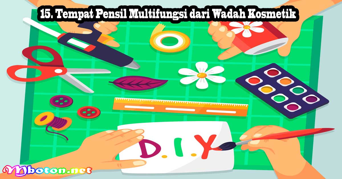 15 Ide Kreatif Tempat Pensil Dari Kain Flanel Estetik