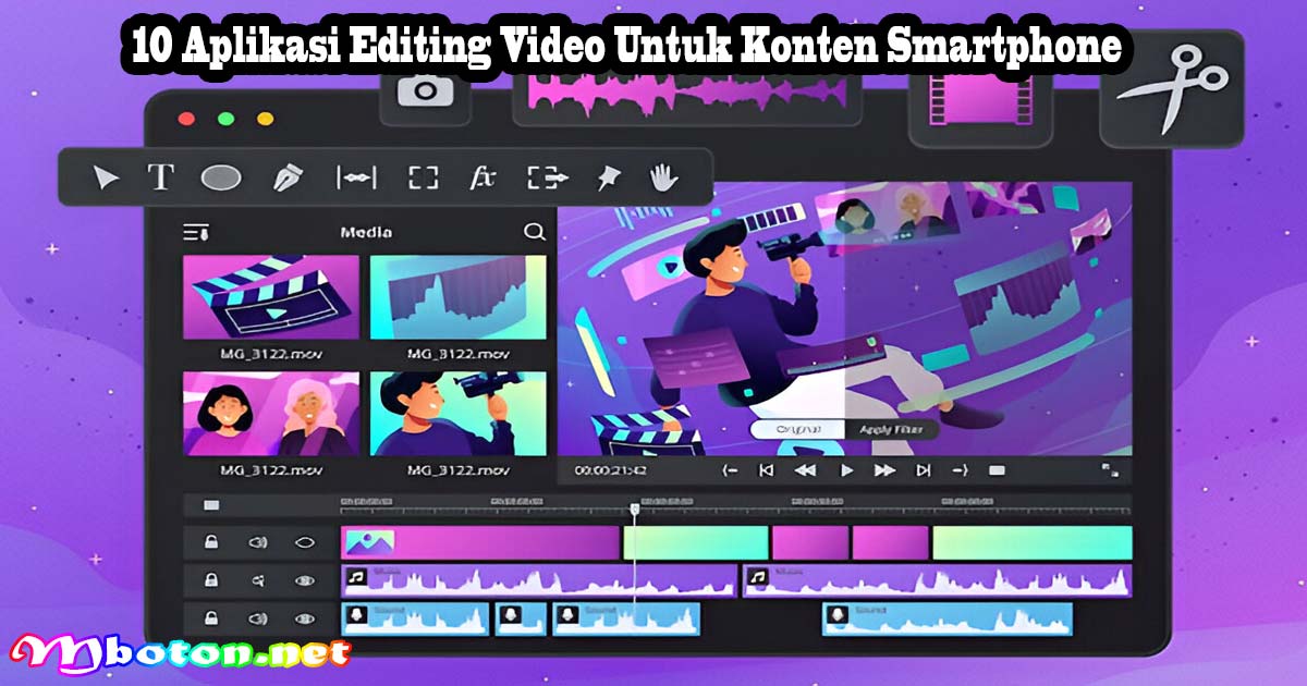 10 Aplikasi Editing Video Untuk Konten Smartphone
