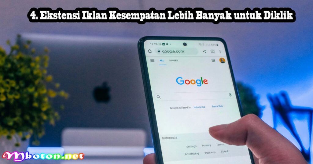 4. Ekstensi Iklan Kesempatan Lebih Banyak untuk Diklik
