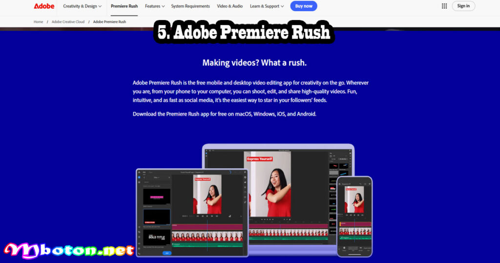 Adobe Premiere Rush