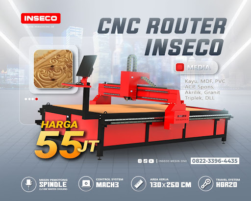 Harga Mesin CNC Kualitas Terbaik No 1 Indonesia 2 Harga mesin cnc router merk inseco