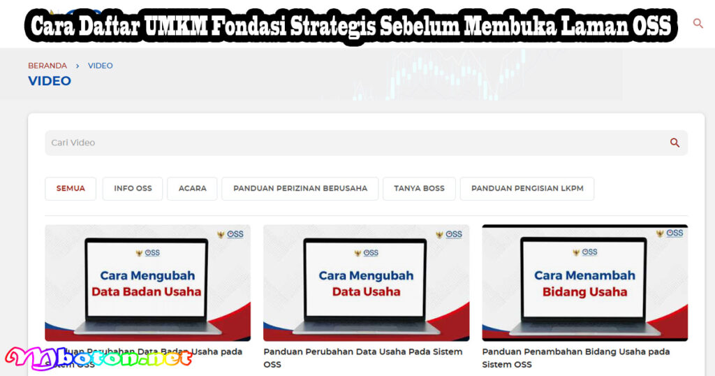 Cara Daftar UMKM Fondasi Strategis Sebelum Membuka Laman OSS