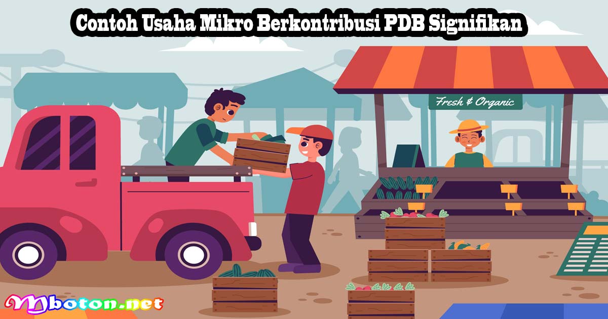 Contoh Usaha Mikro Berkontribusi PDB Signifikan