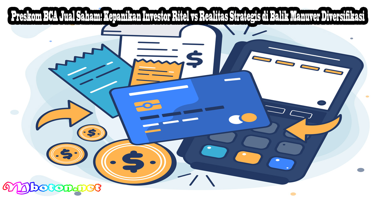 Preskom BCA Jual Saham: Kepanikan Investor Ritel vs Realitas Strategis di Balik Manuver Diversifikasi