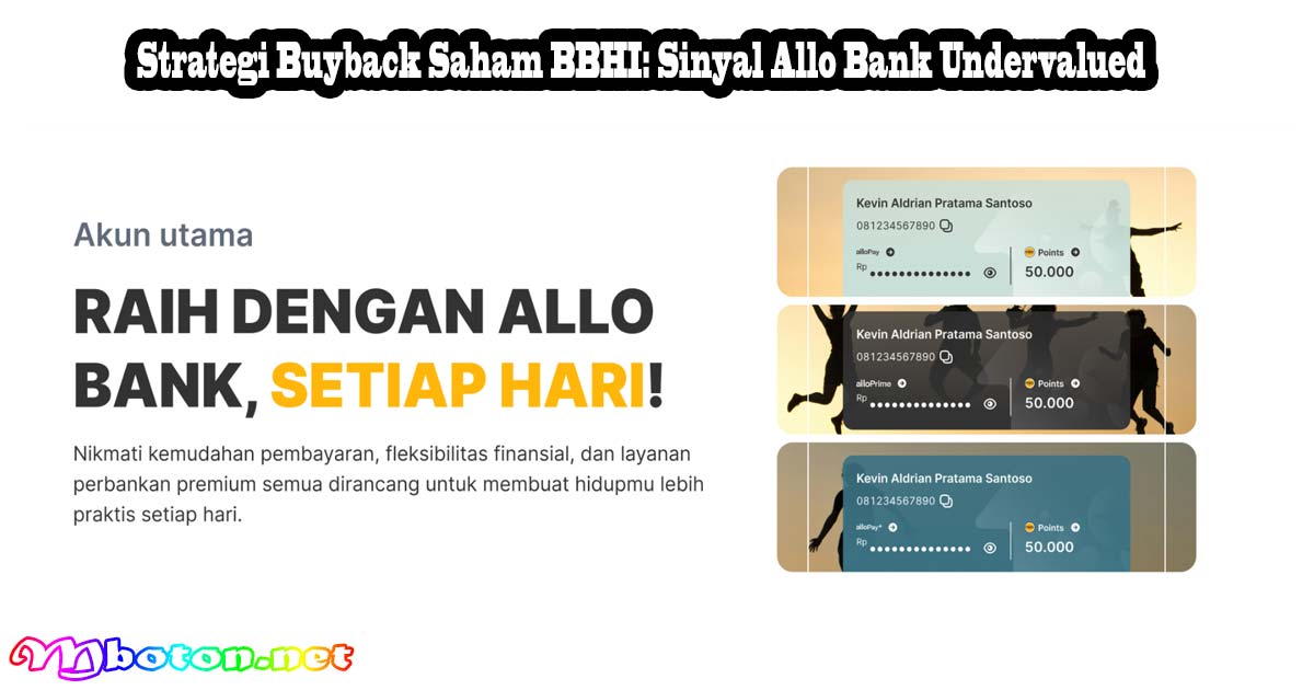 Strategi Buyback Saham BBHI: Sinyal Allo Bank Undervalued