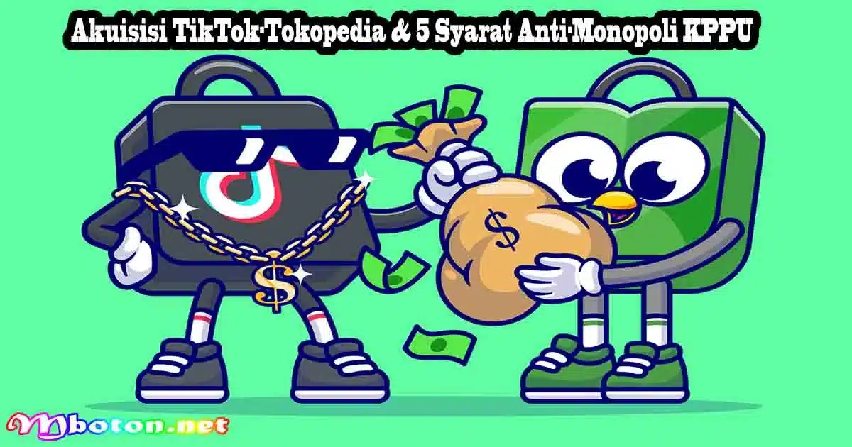 Akuisisi TikTok-Tokopedia & 5 Syarat Anti-Monopoli KPPU