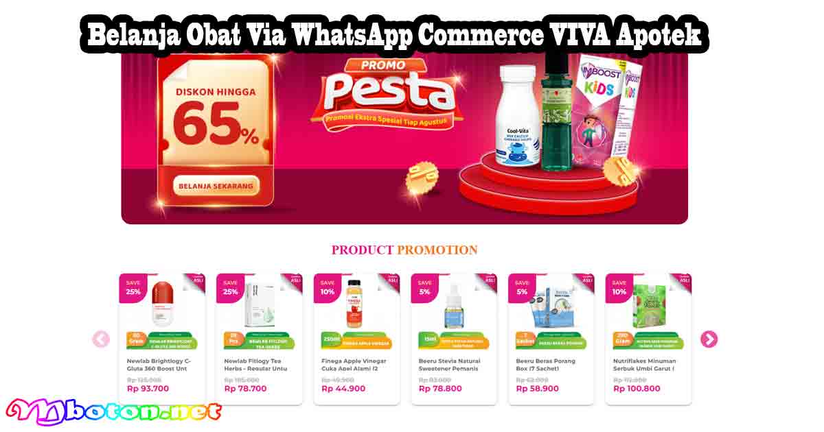 Belanja Obat Via WhatsApp Commerce VIVA Apotek