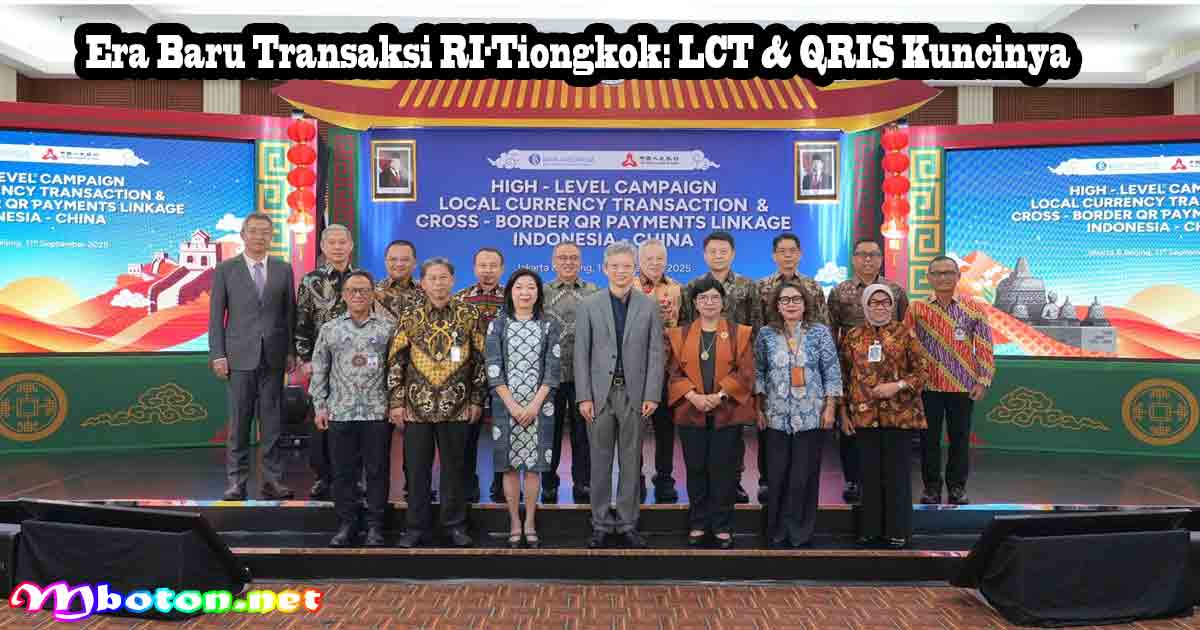 Era Baru Transaksi RI-Tiongkok: LCT & QRIS Kuncinya