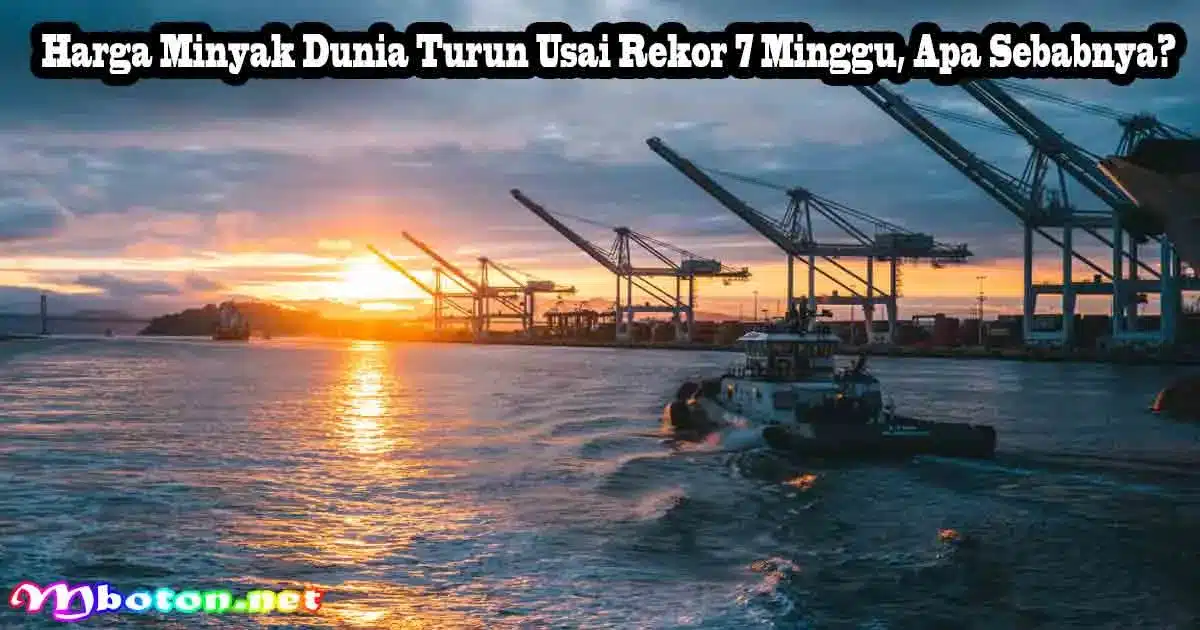 Harga Minyak Dunia Turun Usai Rekor 7 Minggu, Apa Sebabnya?