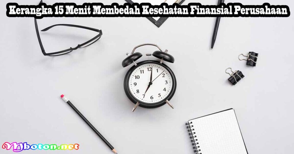 Kerangka 15 Menit Membedah Kesehatan Finansial Perusahaan