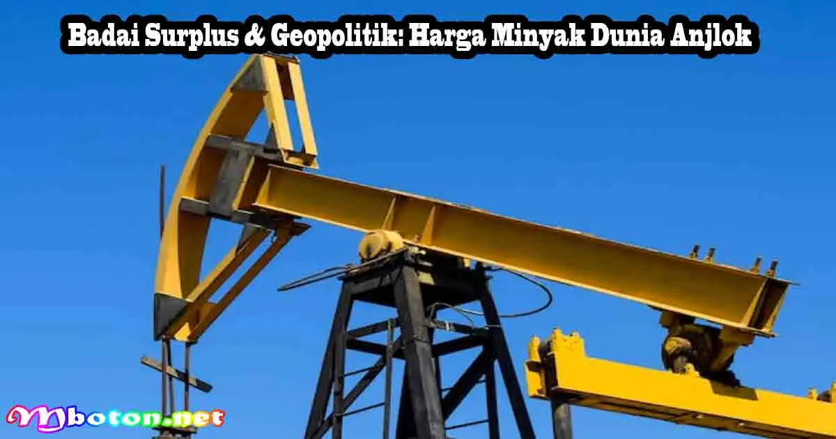 Badai Surplus & Geopolitik: Harga Minyak Dunia Anjlok