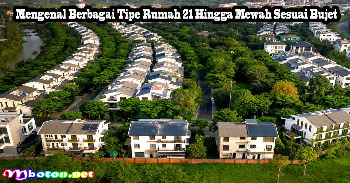 Mengenal Berbagai Tipe Rumah 21 Hingga Mewah Sesuai Bujet